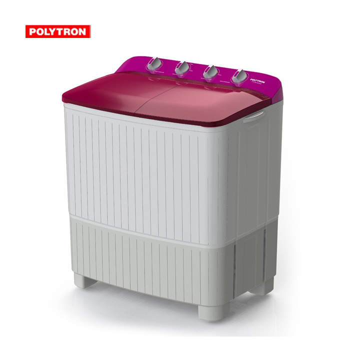 Polytron Mesin Cuci 2 Tabung 10 Kg - PWM1368 R (Red)